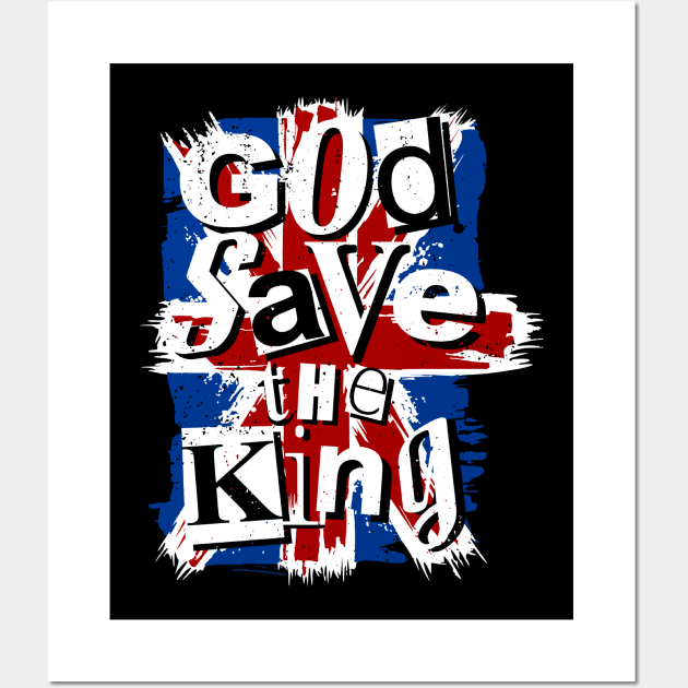 God Save the King Charles III Coronation 2023 Wall Art by NerdShizzle